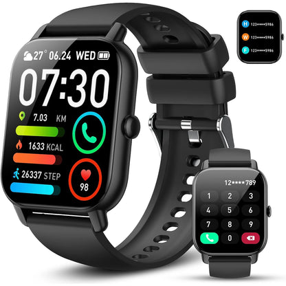 AI Voice Smart Watch - HD Touch, Fitness, Wireless Call