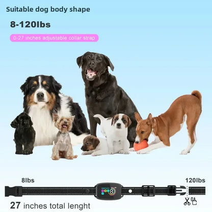 Anti Barking Dog Collar: Adjustable sizes, 8 Sensitivity Levels, Rechargeable