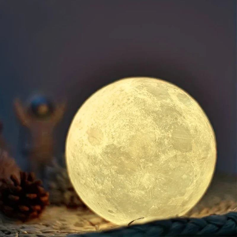 Moon Night Light: Decorative Planet Lamps for Home & Kids