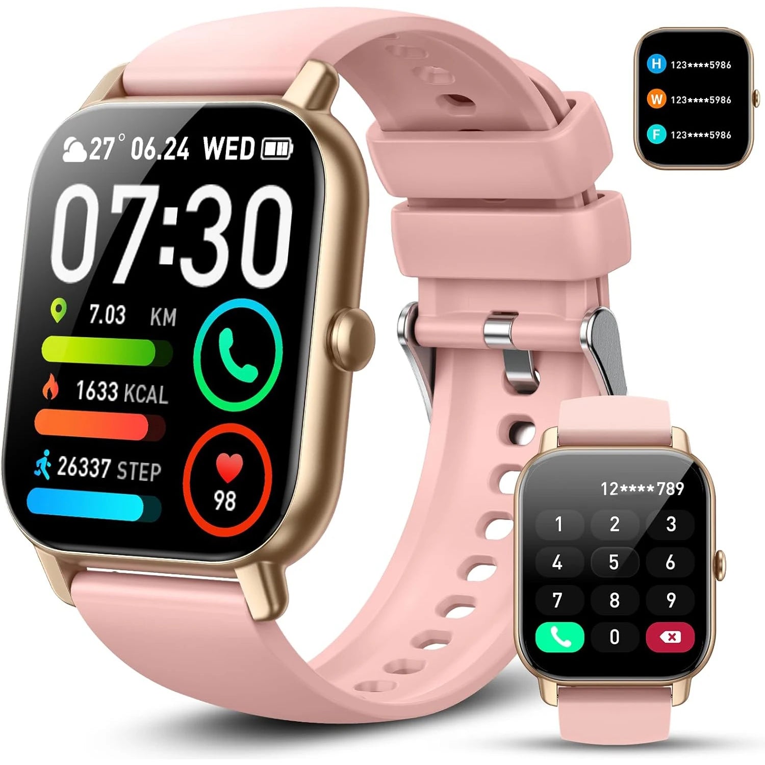 AI Voice Smart Watch - HD Touch, Fitness, Wireless Call