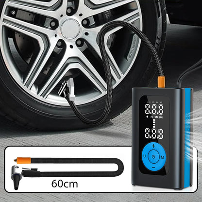 Air Compressor & Vacuum: Mini Tire Inflator for Car & Bike