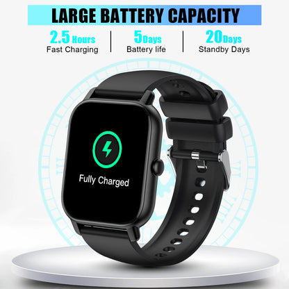 AI Voice Smart Watch - HD Touch, Fitness, Wireless Call