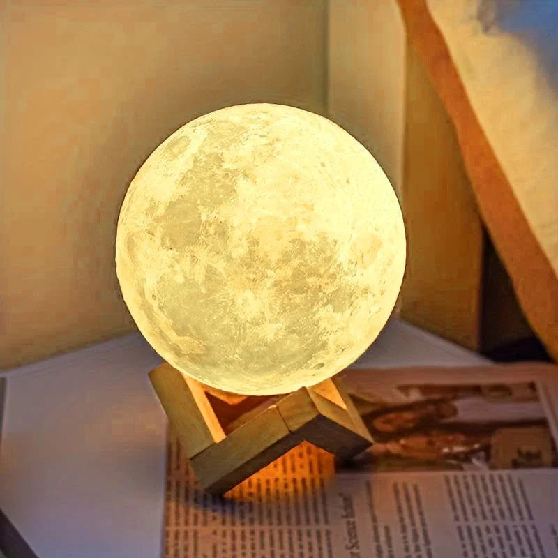 Moon Night Light: Decorative Planet Lamps for Home & Kids