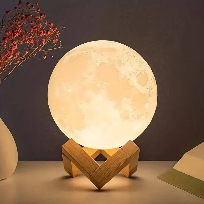 Moon Night Light: Decorative Planet Lamps for Home & Kids